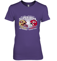 NFL Super bowl San Francisco 49ers vs. Kansas City Chiefs Women's Premium T-Shirt Women's Premium T-Shirt - HHHstores