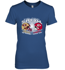 NFL Super bowl San Francisco 49ers vs. Kansas City Chiefs Women's Premium T-Shirt Women's Premium T-Shirt - HHHstores
