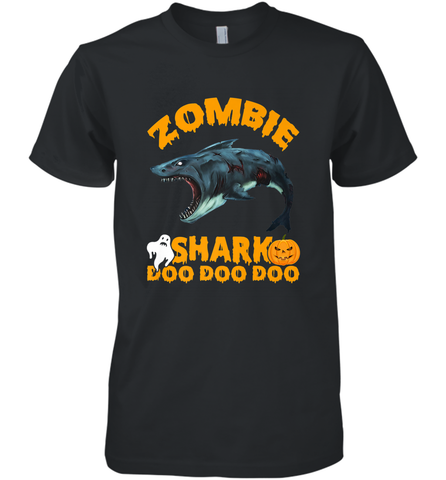 Zombie Shark Doo Doo Doo Halloween Shake Costume Lover Gifts Men's Premium T-Shirt Men's Premium T-Shirt / Black / XS Men's Premium T-Shirt - HHHstores