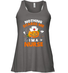 Nurse Halloween Gifts Nothing Scares Me I Am A Nurse Women's Racerback Tank Women's Racerback Tank - HHHstores
