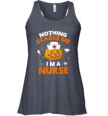 Nurse Halloween Gifts Nothing Scares Me I Am A Nurse Women's Racerback Tank Women's Racerback Tank - HHHstores