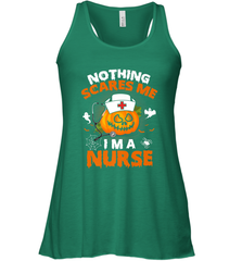 Nurse Halloween Gifts Nothing Scares Me I Am A Nurse Women's Racerback Tank Women's Racerback Tank - HHHstores