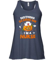 Nurse Halloween Gifts Nothing Scares Me I Am A Nurse Women's Racerback Tank Women's Racerback Tank - HHHstores