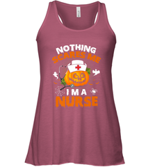 Nurse Halloween Gifts Nothing Scares Me I Am A Nurse Women's Racerback Tank Women's Racerback Tank - HHHstores