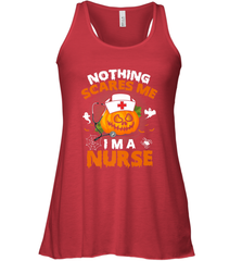 Nurse Halloween Gifts Nothing Scares Me I Am A Nurse Women's Racerback Tank Women's Racerback Tank - HHHstores