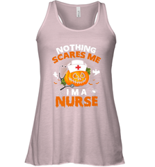 Nurse Halloween Gifts Nothing Scares Me I Am A Nurse Women's Racerback Tank Women's Racerback Tank - HHHstores