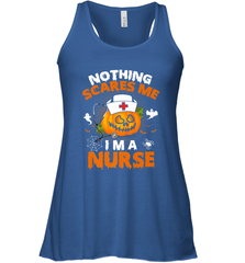 Nurse Halloween Gifts Nothing Scares Me I Am A Nurse Women's Racerback Tank Women's Racerback Tank - HHHstores