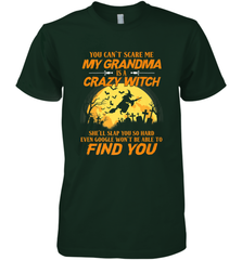You can't scare me My grandma is a crazy witch Men's Premium T-Shirt Men's Premium T-Shirt - HHHstores