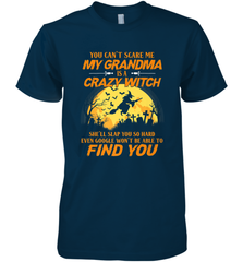 You can't scare me My grandma is a crazy witch Men's Premium T-Shirt Men's Premium T-Shirt - HHHstores