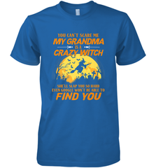 You can't scare me My grandma is a crazy witch Men's Premium T-Shirt Men's Premium T-Shirt - HHHstores
