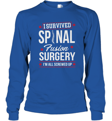 I Survived Spinal Fusion Surgery Long Sleeve T-Shirt Long Sleeve T-Shirt - HHHstores