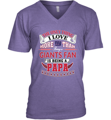 NFL The Only Thing I Love More Than Being A New York Giants Fan Is Being A Papa Football Men's V-Neck Men's V-Neck - HHHstores