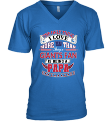 NFL The Only Thing I Love More Than Being A New York Giants Fan Is Being A Papa Football Men's V-Neck Men's V-Neck - HHHstores