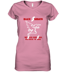 Black Sabbath We Sold Our Soul Women's V-Neck T-Shirt Women's V-Neck T-Shirt - HHHstores