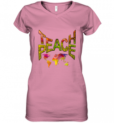 Teach Peace  prime Tshirt Nadine May Women's V-Neck T-Shirt Women's V-Neck T-Shirt - HHHstores