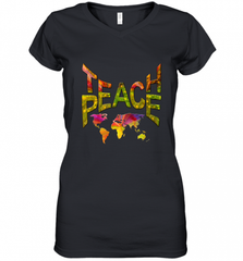 Teach Peace  prime Tshirt Nadine May Women's V-Neck T-Shirt Women's V-Neck T-Shirt - HHHstores