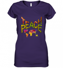 Teach Peace  prime Tshirt Nadine May Women's V-Neck T-Shirt Women's V-Neck T-Shirt - HHHstores
