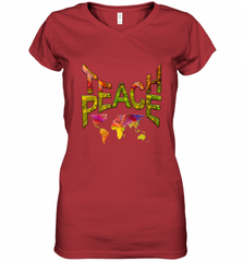 Teach Peace  prime Tshirt Nadine May Women's V-Neck T-Shirt Women's V-Neck T-Shirt - HHHstores