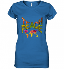 Teach Peace  prime Tshirt Nadine May Women's V-Neck T-Shirt Women's V-Neck T-Shirt - HHHstores