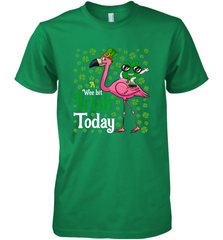 A Wee Bit Irish Today Flamingo Funny St. Patrick's Day Men's Premium T-Shirt Men's Premium T-Shirt - HHHstores