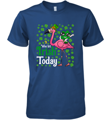 A Wee Bit Irish Today Flamingo Funny St. Patrick's Day Men's Premium T-Shirt Men's Premium T-Shirt - HHHstores