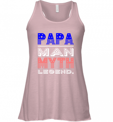 Papa Man Myth Legend Father's Day Dad Veteran Women's Racerback Tank Women's Racerback Tank - HHHstores