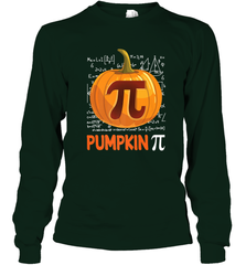 Pumpkin Pi Shirt Math Halloween Thanksgiving Costume Pie Day Long Sleeve T-Shirt Long Sleeve T-Shirt - HHHstores
