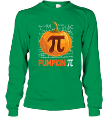 Pumpkin Pi Shirt Math Halloween Thanksgiving Costume Pie Day Long Sleeve T-Shirt Long Sleeve T-Shirt - HHHstores