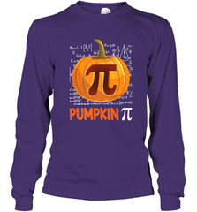 Pumpkin Pi Shirt Math Halloween Thanksgiving Costume Pie Day Long Sleeve T-Shirt Long Sleeve T-Shirt - HHHstores