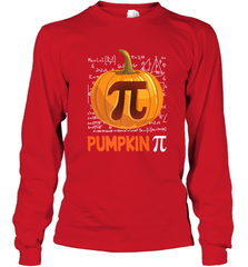 Pumpkin Pi Shirt Math Halloween Thanksgiving Costume Pie Day Long Sleeve T-Shirt Long Sleeve T-Shirt - HHHstores