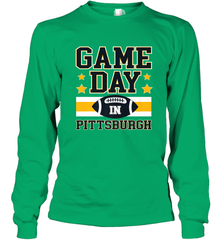 NFL Pittsburgh PA. Game Day Football Home Team Long Sleeve T-Shirt Long Sleeve T-Shirt - HHHstores