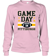 NFL Pittsburgh PA. Game Day Football Home Team Long Sleeve T-Shirt Long Sleeve T-Shirt - HHHstores