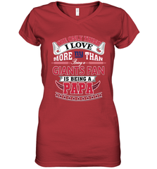 NFL The Only Thing I Love More Than Being A New York Giants Fan Is Being A Papa Football Women's V-Neck T-Shirt Women's V-Neck T-Shirt - HHHstores