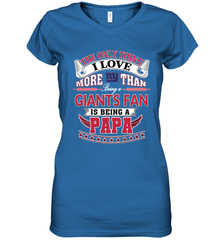 NFL The Only Thing I Love More Than Being A New York Giants Fan Is Being A Papa Football Women's V-Neck T-Shirt Women's V-Neck T-Shirt - HHHstores
