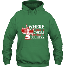 Where liberty dwells, there is my country 01 Hooded Sweatshirt Hooded Sweatshirt - HHHstores