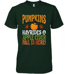 Pumpkins Hayrides Apple Cider Fall Love Halloween Gift Men's Premium T-Shirt Men's Premium T-Shirt - HHHstores