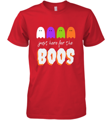 Just Here For The Boos Shirt Funny Halloween Drinking Men's Premium T-Shirt Men's Premium T-Shirt - HHHstores