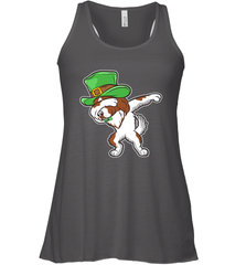 Dabbing Irish Setter Dog Leprechaun St Patricks Day Ireland Women's Racerback Tank Women's Racerback Tank - HHHstores