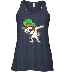 Dabbing Irish Setter Dog Leprechaun St Patricks Day Ireland Women's Racerback Tank Women's Racerback Tank - HHHstores