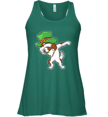 Dabbing Irish Setter Dog Leprechaun St Patricks Day Ireland Women's Racerback Tank Women's Racerback Tank - HHHstores