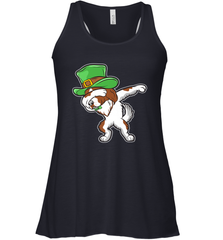 Dabbing Irish Setter Dog Leprechaun St Patricks Day Ireland Women's Racerback Tank Women's Racerback Tank - HHHstores