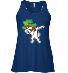 Dabbing Irish Setter Dog Leprechaun St Patricks Day Ireland Women's Racerback Tank Women's Racerback Tank - HHHstores