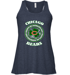 NFL Chicagi Bears Logo Happy St Patrick's Day Women's Racerback Tank Women's Racerback Tank - HHHstores