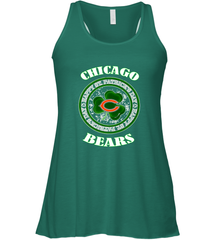 NFL Chicagi Bears Logo Happy St Patrick's Day Women's Racerback Tank Women's Racerback Tank - HHHstores