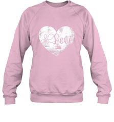 Love Valentines Day Heart Vintage Gift For Men Women Crewneck Sweatshirt Crewneck Sweatshirt - HHHstores