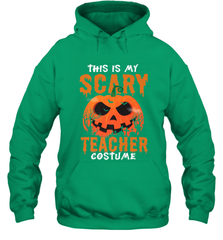 This Is My Scary Teacher Costume Halloween Gift Hooded Sweatshirt Hooded Sweatshirt - HHHstores