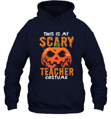 This Is My Scary Teacher Costume Halloween Gift Hooded Sweatshirt Hooded Sweatshirt - HHHstores