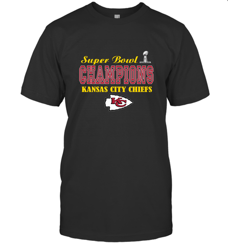 NFL super bowl Kansas City Chiefs champions Men's T-Shirt Men's T-Shirt / Black / S Men's T-Shirt - HHHstores