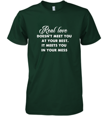 Real love funny quotes for valentine Men's Premium T-Shirt Men's Premium T-Shirt - HHHstores