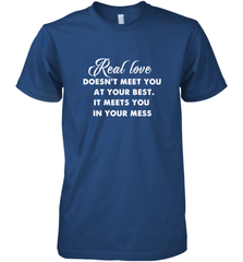 Real love funny quotes for valentine Men's Premium T-Shirt Men's Premium T-Shirt - HHHstores